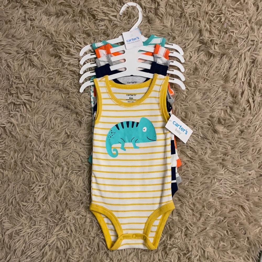 5 Piece Carter’s Sleeveless Onesies